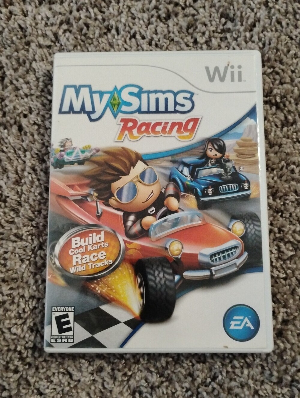 MySims Racing (Nintendo Wii, 2009) - Complete CIB w/ Manual & Case